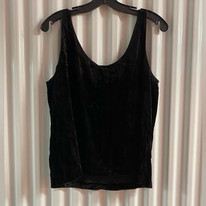 Brand new J crew women’s velvet tank top